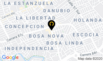 Mapa de Estetica Profesional en Bogotá D.C