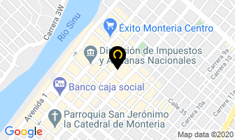 Mapa de Estética Sandra en Montería