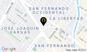 Mapa de Estética Y Belleza en Bogotá D.C