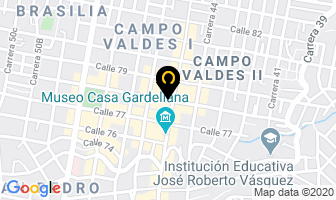 Mapa de Estéticas Janeth en Medellín