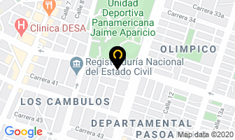 Mapa de Esthetic Clinica Oral en Cali