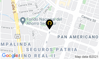 Mapa de Esthetíc Lounge en Cali