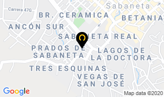 Mapa de Estibas Plasticas Colombia en Medellín