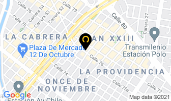 Mapa de Estibas Plásticas Colombia E.u. en Bogotá D.C