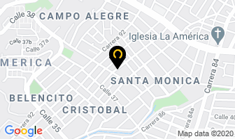 Mapa de Estibas San José en Medellín