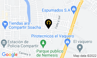 Mapa de Estibas Y Maderas Cobos en Soacha