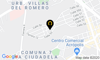 Mapa de Estilo Chipre en Bucaramanga
