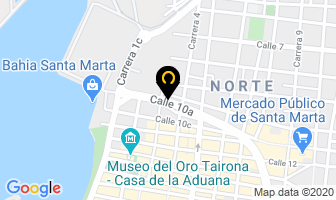 Mapa de Estinorte Ltda. en Santa Marta