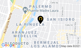 Mapa de Estopas La Superior en Medellín