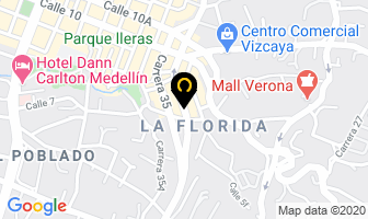 Mapa de Estría Center en Medellín
