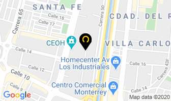 Mapa de Estructuras Y Diseños Ltda. en Medellín