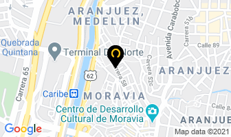 Mapa de Estudios Angel en Medellín