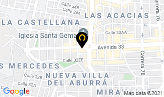 Mapa de Estudios Empresariales en Medellín