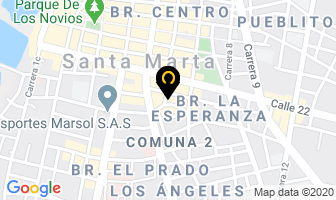 Mapa de Etb en Santa Marta