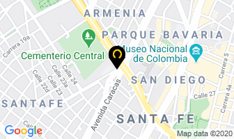 Mapa de Eternity Flowers en Bogotá D.C