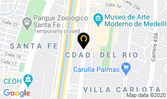 Mapa de Euroequipos en Medellín