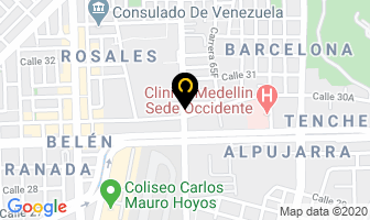 Mapa de Eurofil S.a.s en Medellín