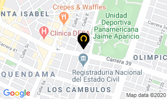 Mapa de Eurolift Ltda. en Cali