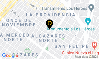 Mapa de European Parts Ltda en Bogotá D.C