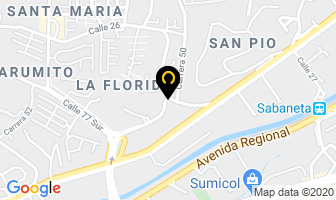 Mapa de Europizza en Itaguí