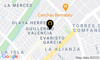 Mapa de Evaristo García Ingenieros en Cali