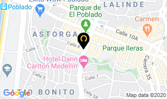 Mapa de Eventos Agasajos S.a.s en Medellín