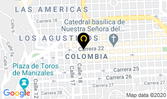 Mapa de Eventos Colonial en Manizales