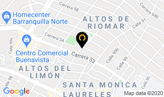 Mapa de Eventos Del Norte en Barranquilla