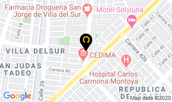 Mapa de Eventos Villa Del Sur en Cali