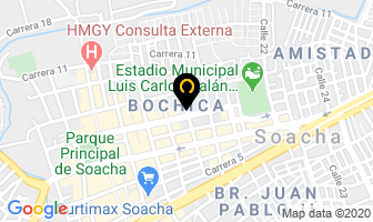 Mapa de Eventos Yrecepciones Madera & Gourmet en Soacha