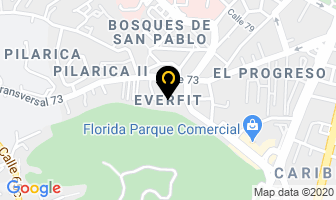 Mapa de Everfit en Medellín