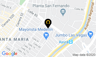 Mapa de Everyprint S.a. en Medellín