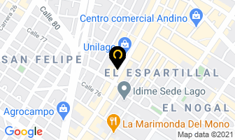 Mapa de Evocom en Bogotá D.C