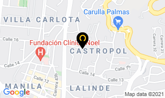 Mapa de Evolución Andina S.a. en Medellín
