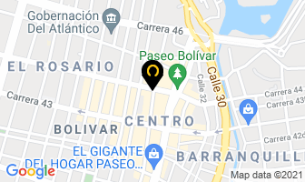 Mapa de Evolution Fashion`s en Barranquilla