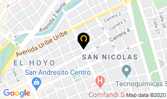 Mapa de Excalibur Marketing Ltda. en Cali