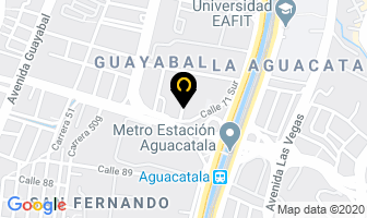 Mapa de Excedentes Riochevi Ltda. en Medellín