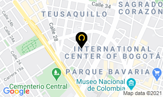 Mapa de Excelamérica Ltda. en Bogotá D.C