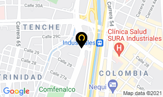 Mapa de Exclusivas Daly's Ltda. en Medellín
