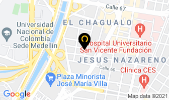 Mapa de Exclusivas Doggo's en Medellín
