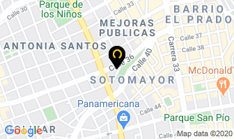 Mapa de Excursiones Mariae en Bucaramanga