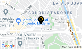 Mapa de Exhibo en Medellín