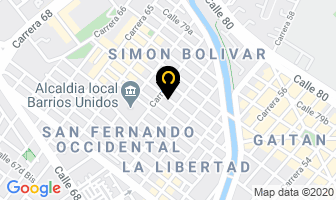 Mapa de Exhicrom en Bogotá D.C