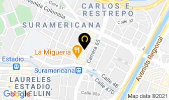Mapa de Exicom Ltda. en Medellín