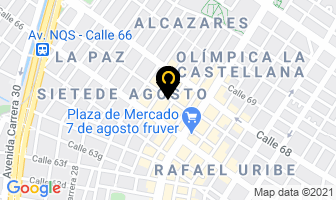 Mapa de Exito Camperos en Bogotá D.C