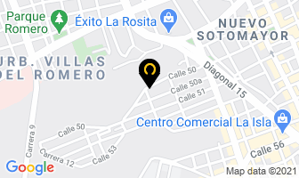 Mapa de Exito Comunicaciones en Bucaramanga