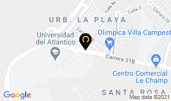 Mapa de Exitodo en Barranquilla