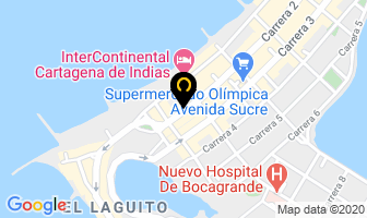 Mapa de Exitours en Cartagena