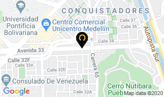 Mapa de Exodo Perfumes en Medellín