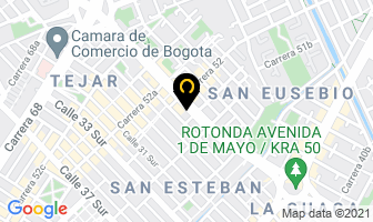 Mapa de Exostos La Mona en Bogotá D.C